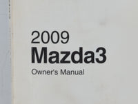 2009 Mazda 3 Owners Manual Book Guide OEM Used Auto Parts - Oemusedautoparts1.com