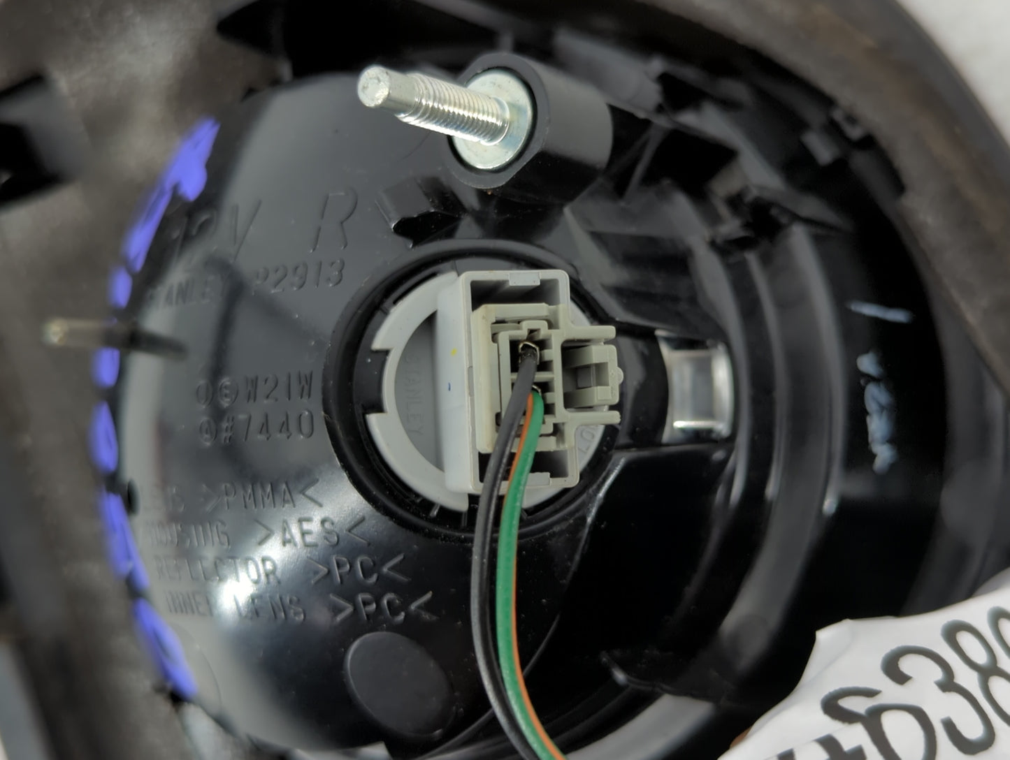 2007-2009 Mazda 3 Tail Light Assembly Passenger Right OEM Fits Fits 2007 2008 2009 OEM Used Auto Parts - Oemusedautoparts1.c