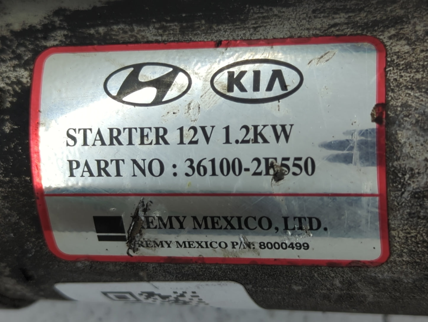2004-2009 Mazda 3 Car Starter Motor Solenoid OEM P/N:36100-2F550 Fits Fits 2004 2005 2006 2007 2008 2009 2010 OEM Used Auto 