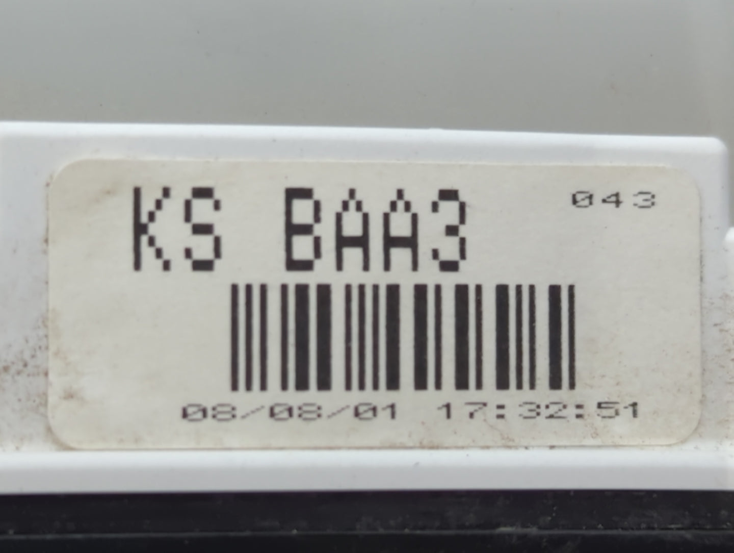 2008-2009 Mazda 3 Instrument Cluster Speedometer Gauges P/N:K9001 KS BAA3 Fits Fits 2008 2009 OEM Used Auto Parts - Oemuseda