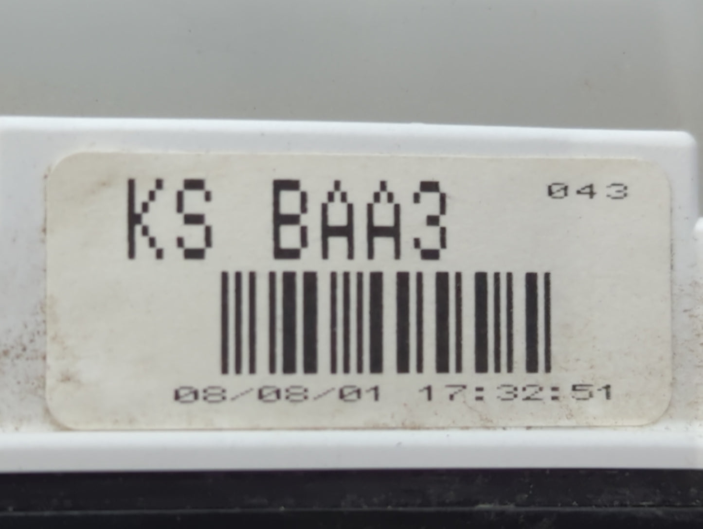 2008-2009 Mazda 3 Instrument Cluster Speedometer Gauges P/N:K9001 KS BAA3 Fits Fits 2008 2009 OEM Used Auto Parts - Oemuseda