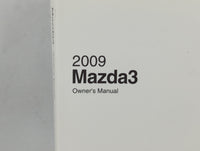 2009 Mazda 3 Owners Manual Book Guide P/N:9999-95-038C-09 8Z87-EA-08F OEM Used Auto Parts - Oemusedautoparts1.com
