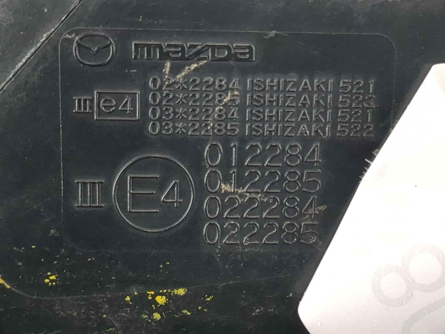 2008-2010 Mazda 5 Passenger Side View Mirror - Right Door Mirror OEM Used - Oemusedautoparts1.com