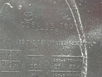 2008-2010 Mazda 5 Fusebox Fuse Box Panel Relay Module P/N:CD84 66 760 Fits Fits 2008 2009 2010 OEM Used Auto Parts - Oemused