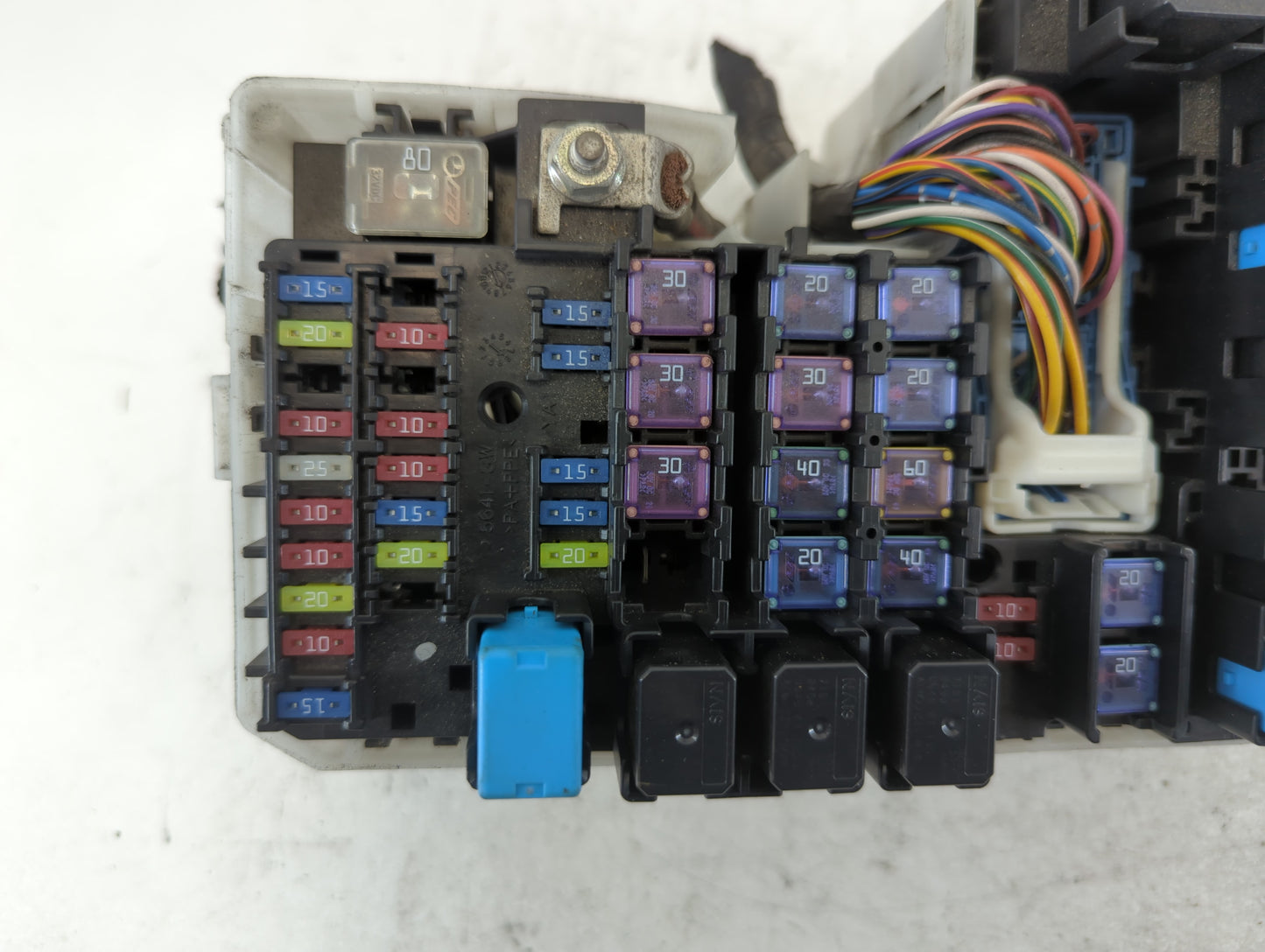 2008-2010 Mazda 5 Fusebox Fuse Box Panel Relay Module P/N:K7005 CD84 66 760 Fits Fits 2008 2009 2010 OEM Used Auto Parts - O