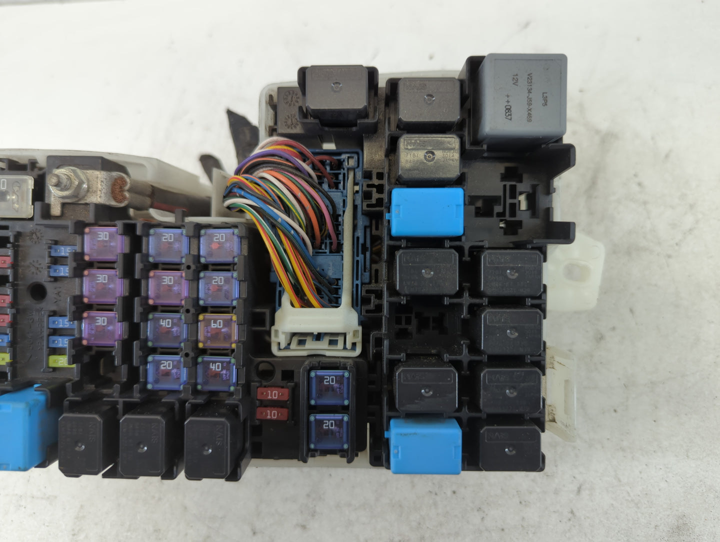 2008-2010 Mazda 5 Fusebox Fuse Box Panel Relay Module P/N:K7005 CD84 66 760 Fits Fits 2008 2009 2010 OEM Used Auto Parts - O