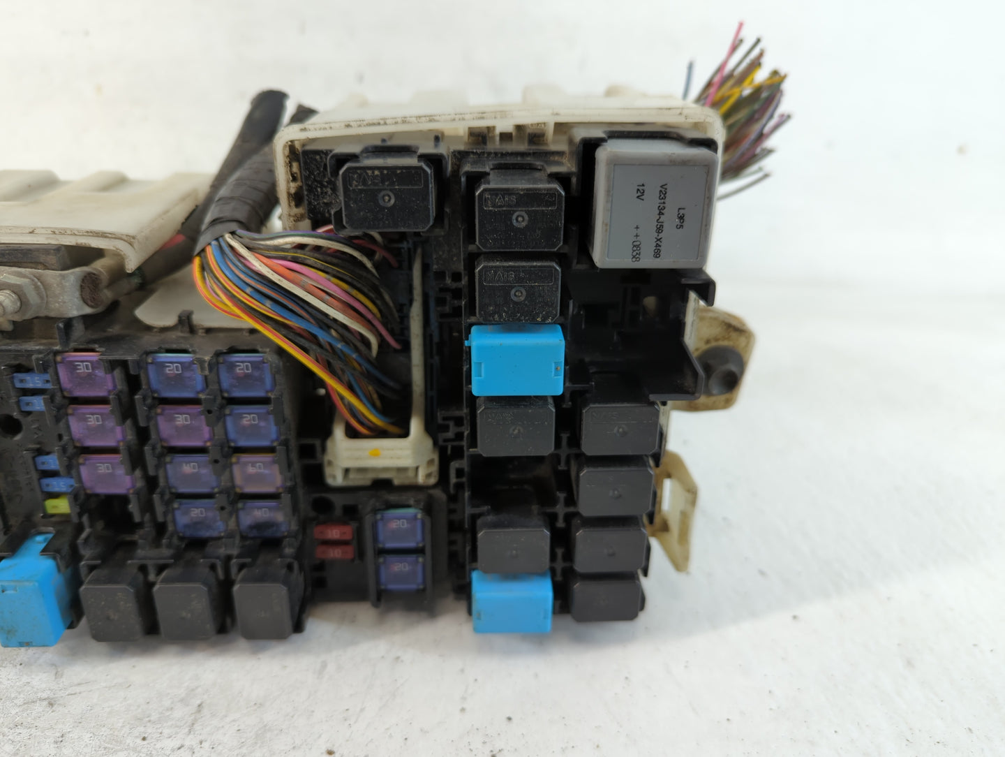2008-2010 Mazda 5 Fusebox Fuse Box Panel Relay Module P/N:K7005 CD84 66 760 Fits Fits 2008 2009 2010 OEM Used Auto Parts - O