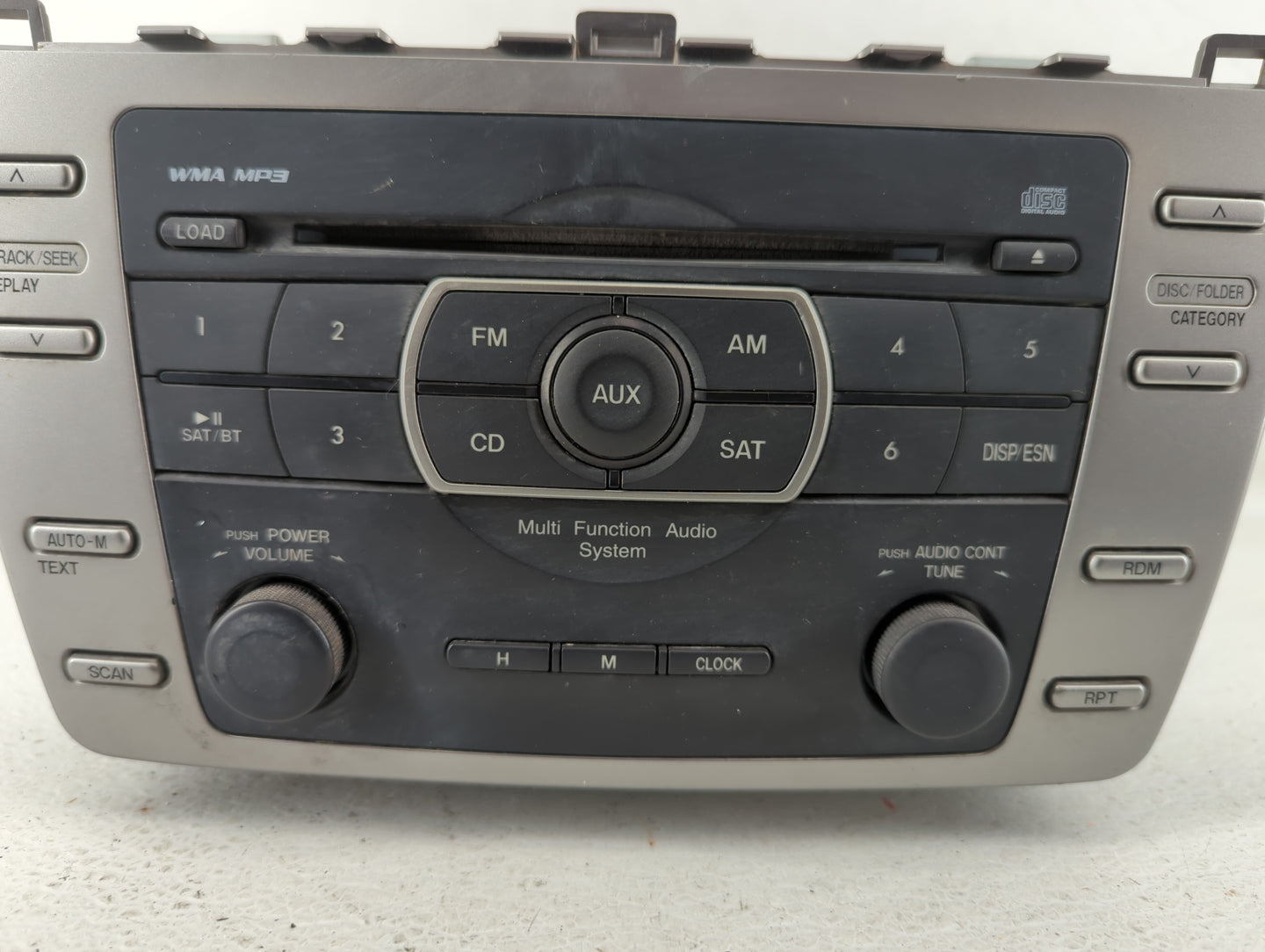 2009-2010 Mazda 6 Radio AM FM Cd Player Receiver Replacement P/N:GS3R669R0C GS3L669R0D Fits Fits 2009 2010 OEM Used Auto Par