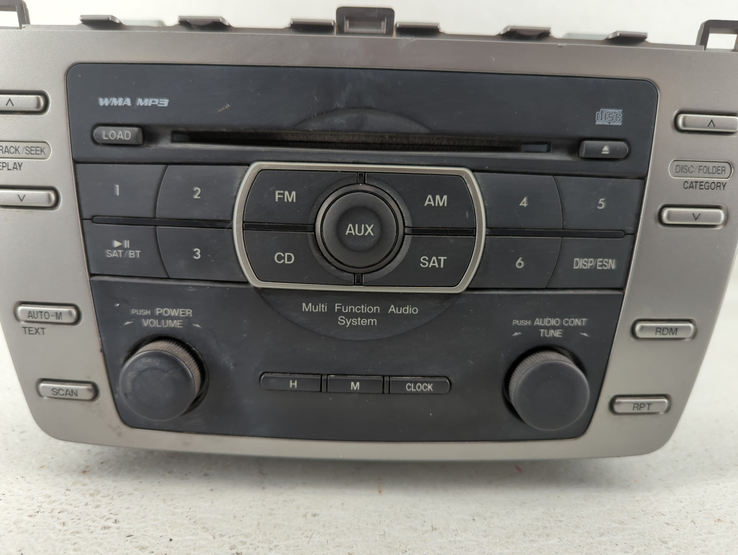 2009-2010 Mazda 6 Radio AM FM Cd Player Receiver Replacement P/N:GS3R669R0C GS3L669R0D Fits Fits 2009 2010 OEM Used Auto Par