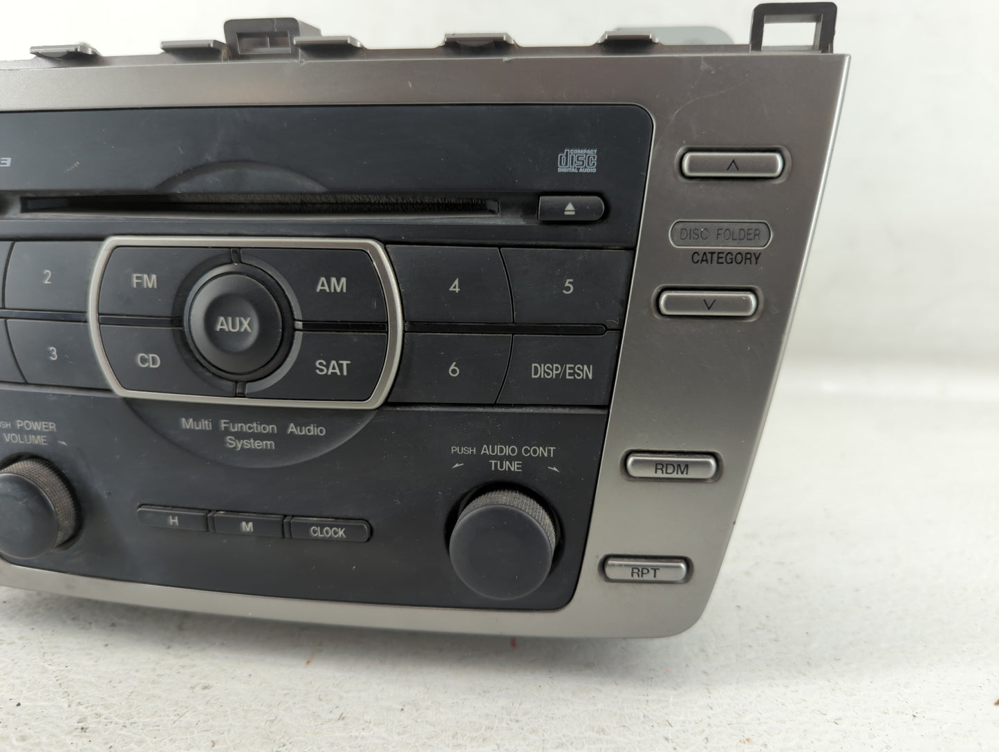 2009-2010 Mazda 6 Radio AM FM Cd Player Receiver Replacement P/N:GS3R669R0C GS3L669R0D Fits Fits 2009 2010 OEM Used Auto Par