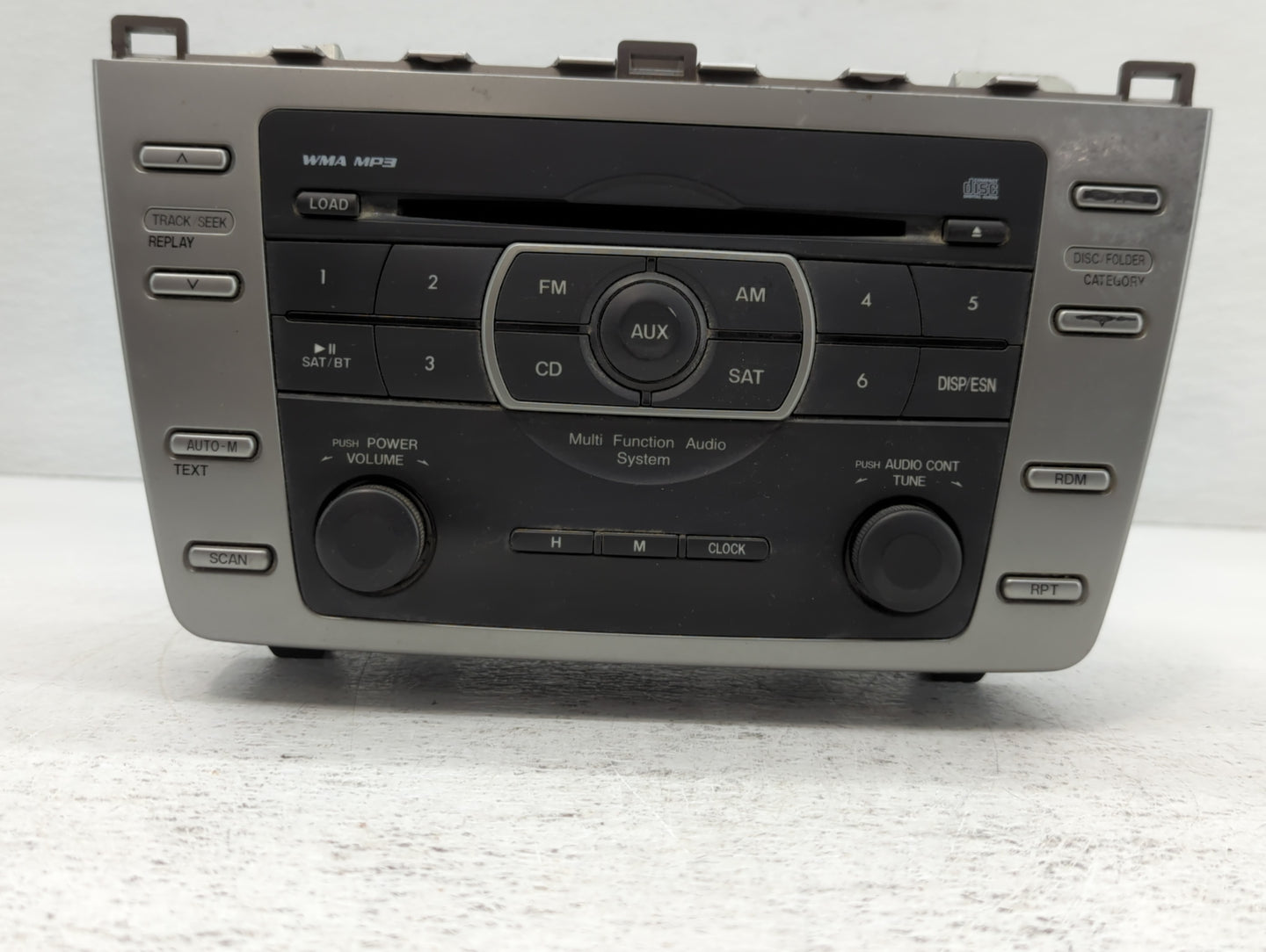 2009-2010 Mazda 6 Radio AM FM Cd Player Receiver Replacement P/N:GS3L669R0C Fits Fits 2009 2010 OEM Used Auto Parts - Oemuse