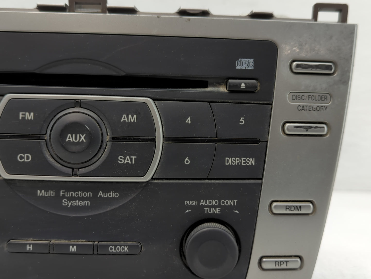 2009-2010 Mazda 6 Radio AM FM Cd Player Receiver Replacement P/N:GS3L669R0C Fits Fits 2009 2010 OEM Used Auto Parts - Oemuse