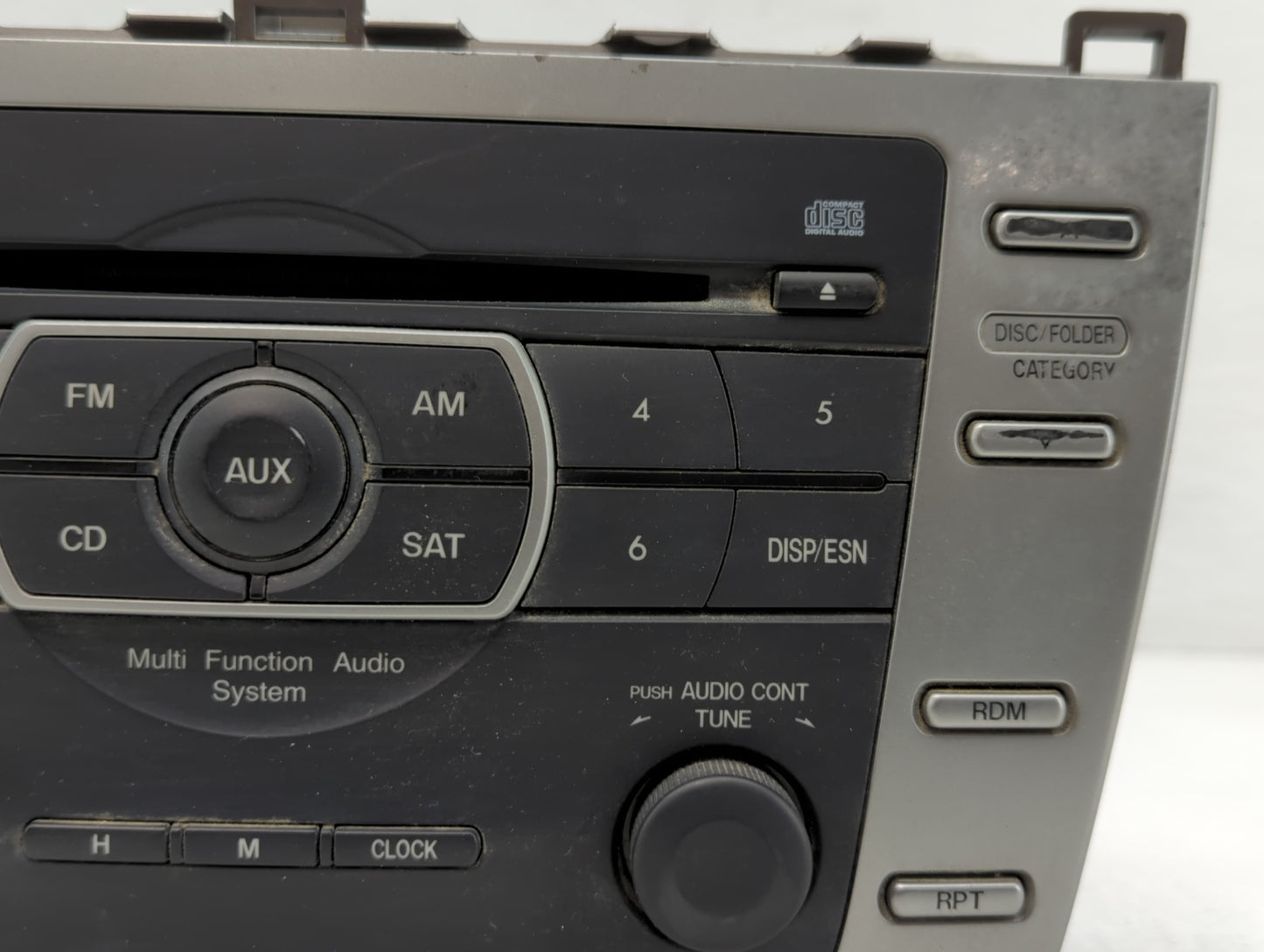 2009-2010 Mazda 6 Radio AM FM Cd Player Receiver Replacement P/N:GS3L669R0C Fits Fits 2009 2010 OEM Used Auto Parts - Oemuse