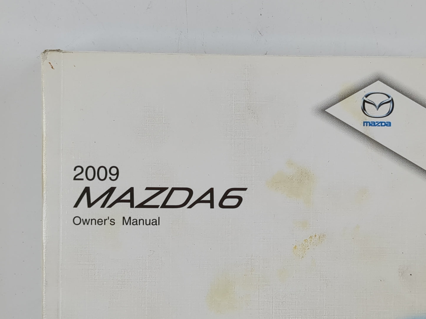 2009 Mazda 6 Owners Manual Book Guide P/N:9999-95-078C-09R 8Z64-EA-08H OEM Used Auto Parts - Oemusedautoparts1.com