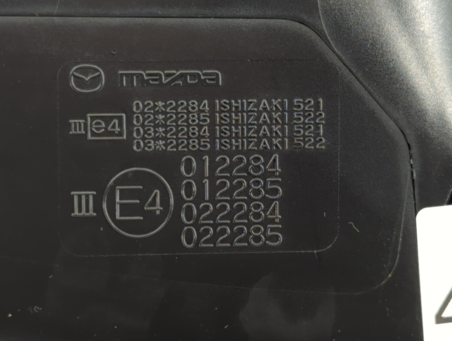 2007-2009 Mazda Cx-7 Side Mirror Replacement Driver Left View Door Mirror P/N:E4022284 E4022285, E4012285 Fits Fits 2007 200