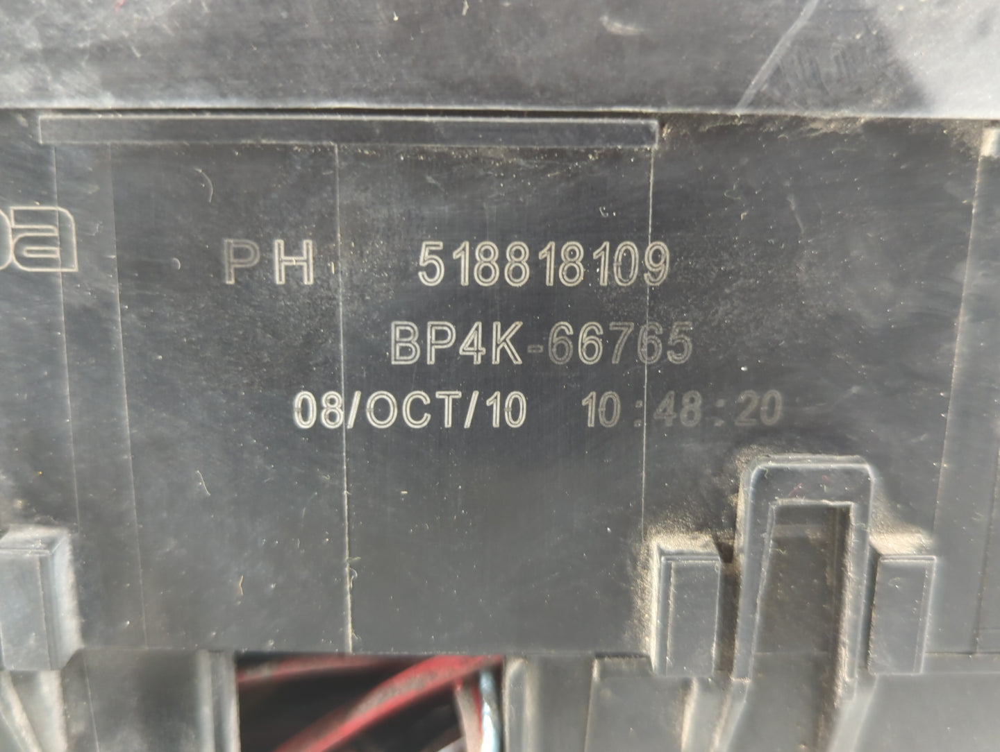 2007-2009 Mazda Cx-7 Fusebox Fuse Box Panel Relay Module P/N:BP4K-66765 Fits Fits 2007 2008 2009 OEM Used Auto Parts - Oemus