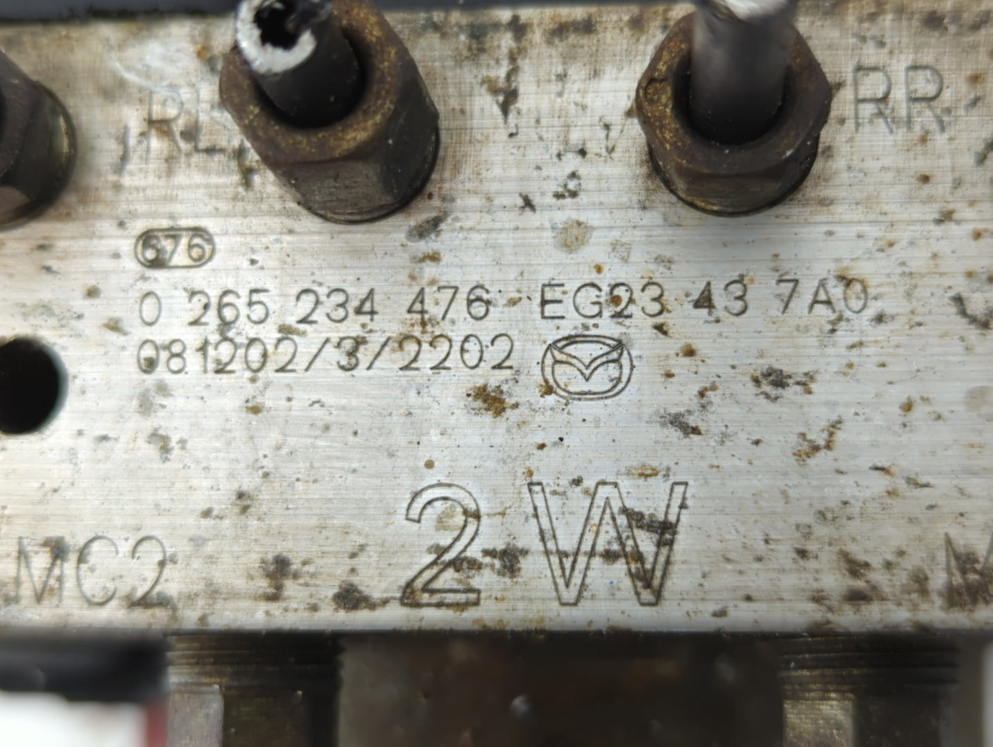 2007-2009 Mazda Cx-7 ABS Pump Control Module Replacement P/N:EG23 43 7A0 Fits Fits 2007 2008 2009 OEM Used Auto Parts - Oemu