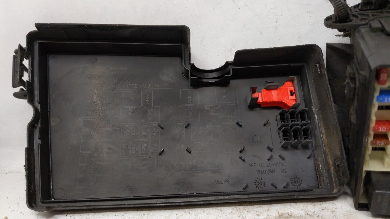 2007-2009 Mazda Cx-7 Fusebox Fuse Box Panel Relay Module Fits Fits 2007 2008 2009 OEM Used Auto Parts - Oemusedautoparts1.co