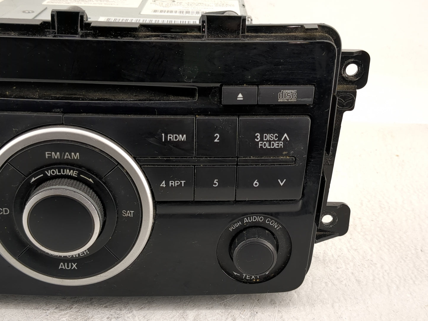 2009-2010 Mazda Cx-9 Radio AM FM Cd Player Receiver Replacement P/N:TE93 66 ARXB Fits Fits 2009 2010 OEM Used Auto Parts - O