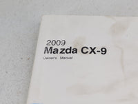 2009 Mazda Cx-9 Owners Manual Book Guide P/N:8Z66-EA-08F 9999-95-011C-09 OEM Used Auto Parts - Oemusedautoparts1.com
