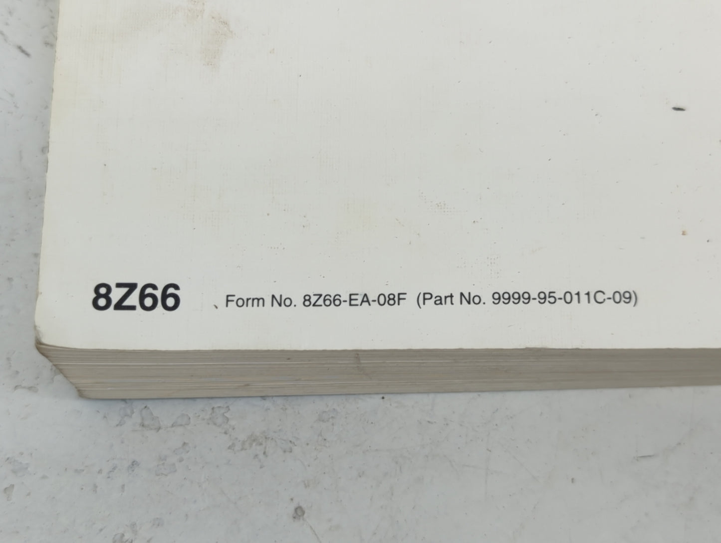 2009 Mazda Cx-9 Owners Manual Book Guide P/N:8Z66-EA-08F 9999-95-011C-09 OEM Used Auto Parts - Oemusedautoparts1.com