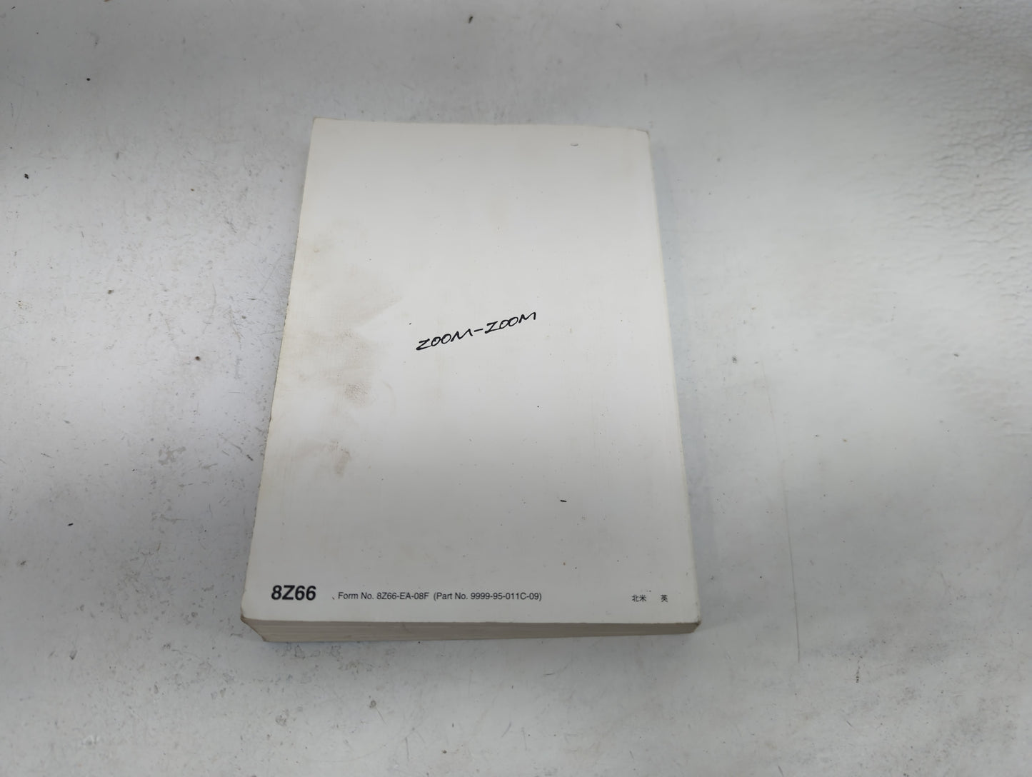 2009 Mazda Cx-9 Owners Manual Book Guide P/N:8Z66-EA-08F 9999-95-011C-09 OEM Used Auto Parts - Oemusedautoparts1.com