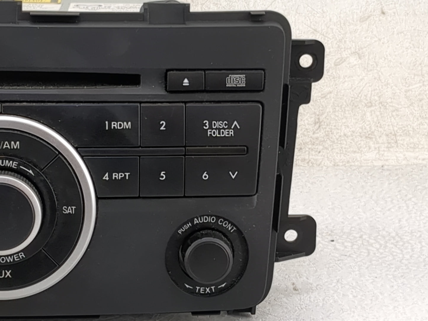 2009-2012 Mazda Cx-9 Radio AM FM Cd Player Receiver Replacement P/N:14795565 TE9166AR0B Fits Fits 2009 2011 2012 OEM Used Au