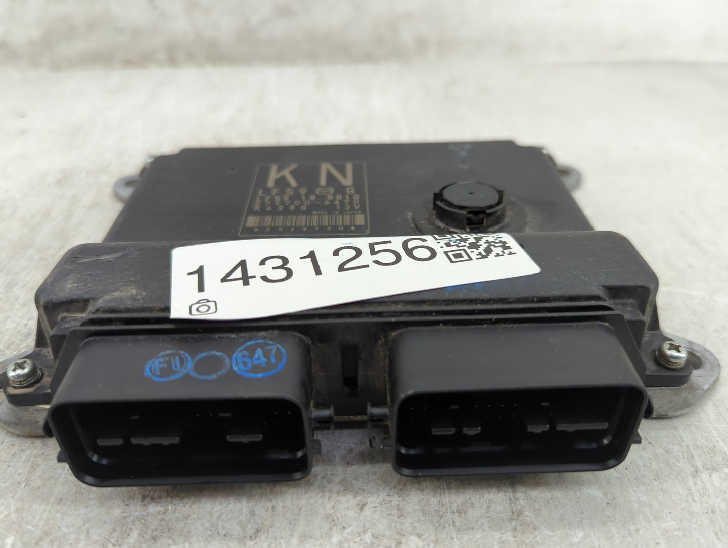 2009 Mazda Mazda3 PCM Engine Control Computer ECU ECM PCU OEM P/N:LFS918881G LFS9, 279700-6470 Fits OEM Used Auto Parts - Oe