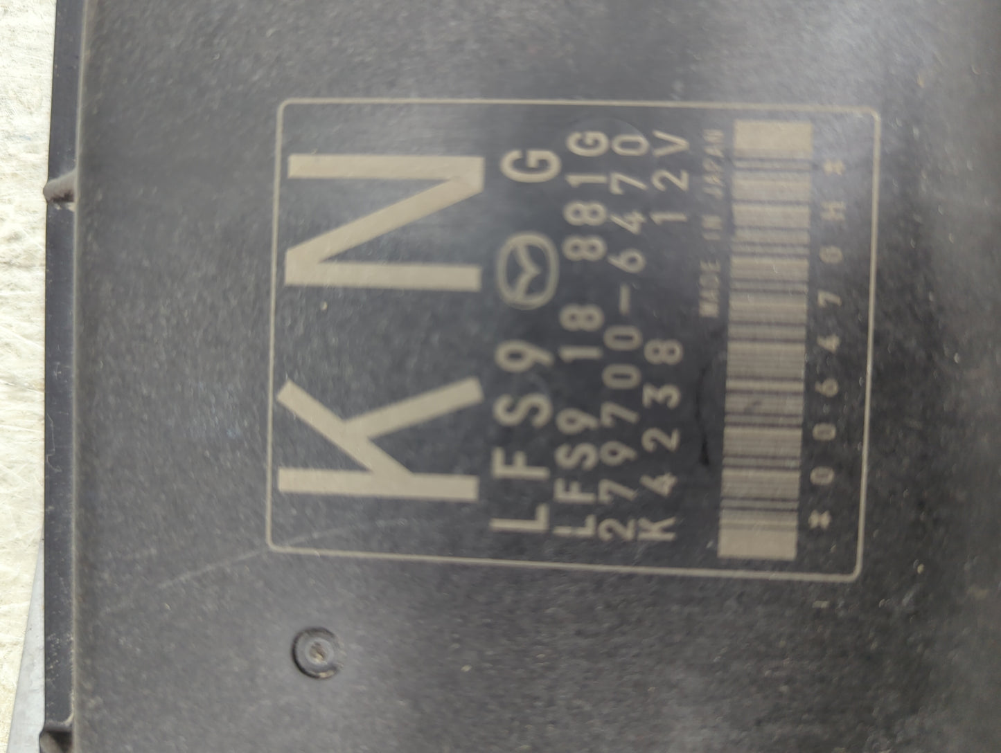 2009 Mazda Mazda3 PCM Engine Control Computer ECU ECM PCU OEM P/N:LFS918881G LFS9, 279700-6470 Fits OEM Used Auto Parts - Oe