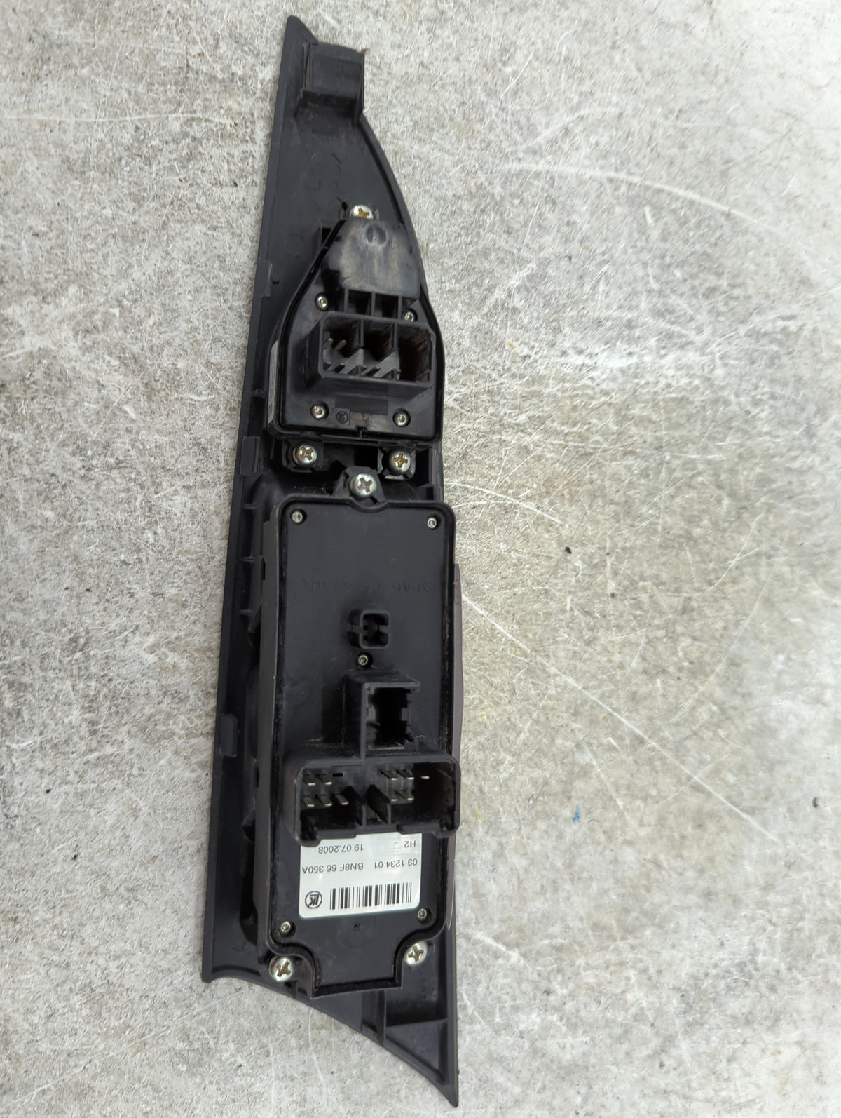 2009 Mazda Mazda3 Master Power Window Switch Replacement Driver Side Left P/N:BN8F 66 350A Fits OEM Used Auto Parts - Oemuse