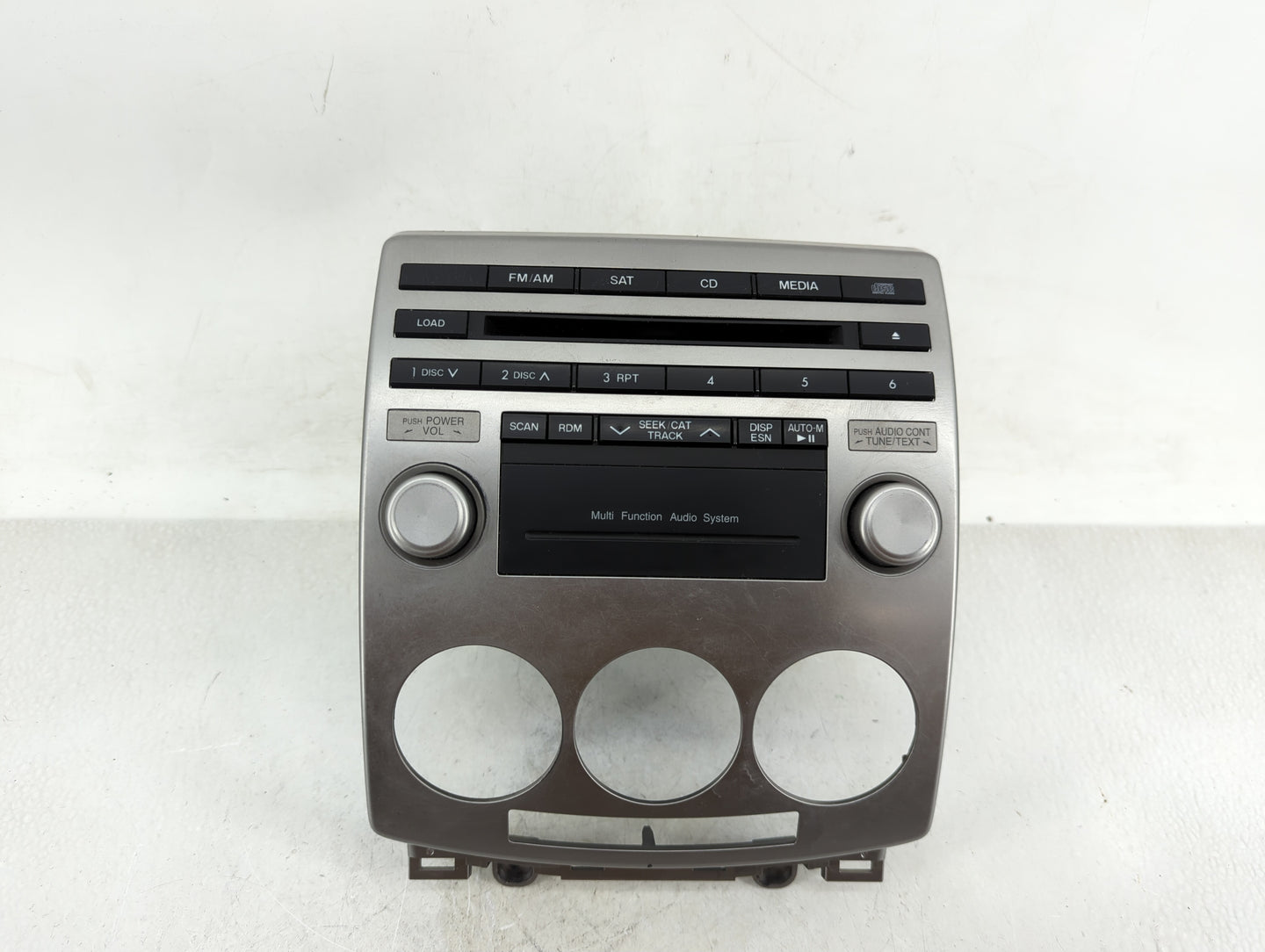 2009 Mazda Mazda5 Radio AM FM Cd Player Receiver Replacement P/N:14797346 CD8466AR0, KA300 Fits Fits 2008 2010 OEM Used Auto