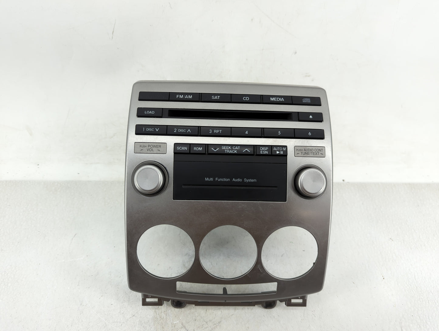 2009 Mazda Mazda5 Radio AM FM Cd Player Receiver Replacement P/N:14797346 CD8466AR0, KA300 Fits Fits 2008 2010 OEM Used Auto