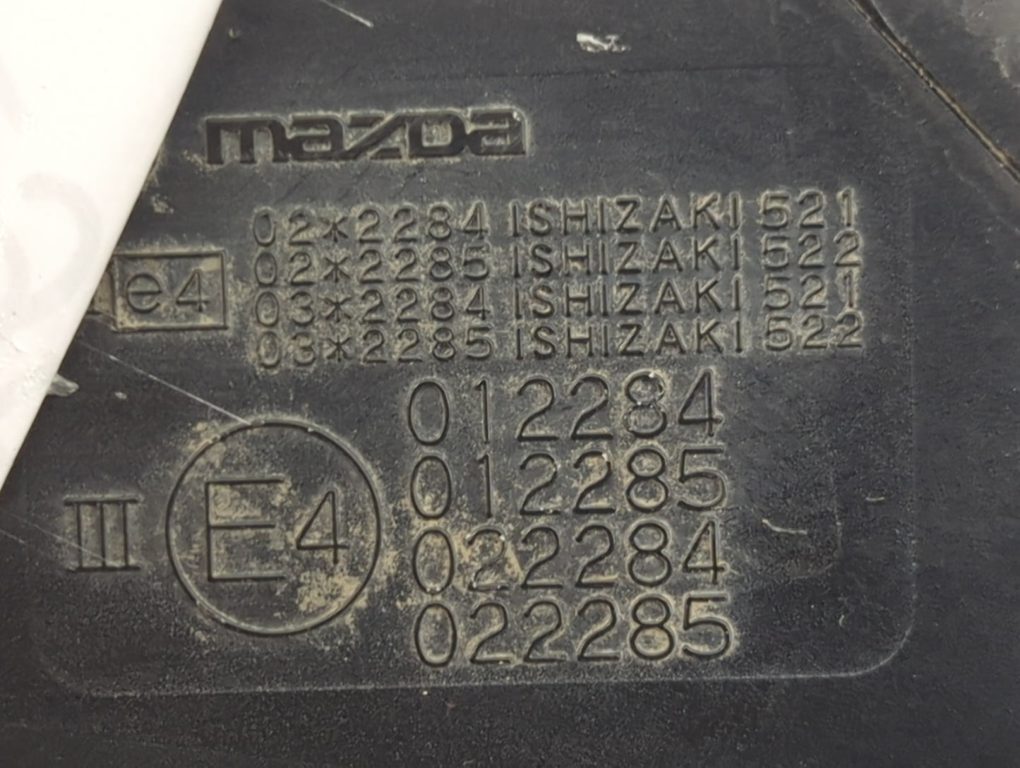 2009 Mazda Mazda5 Driver Side View Mirror - Left Door Mirror OEM Used - Oemusedautoparts1.com