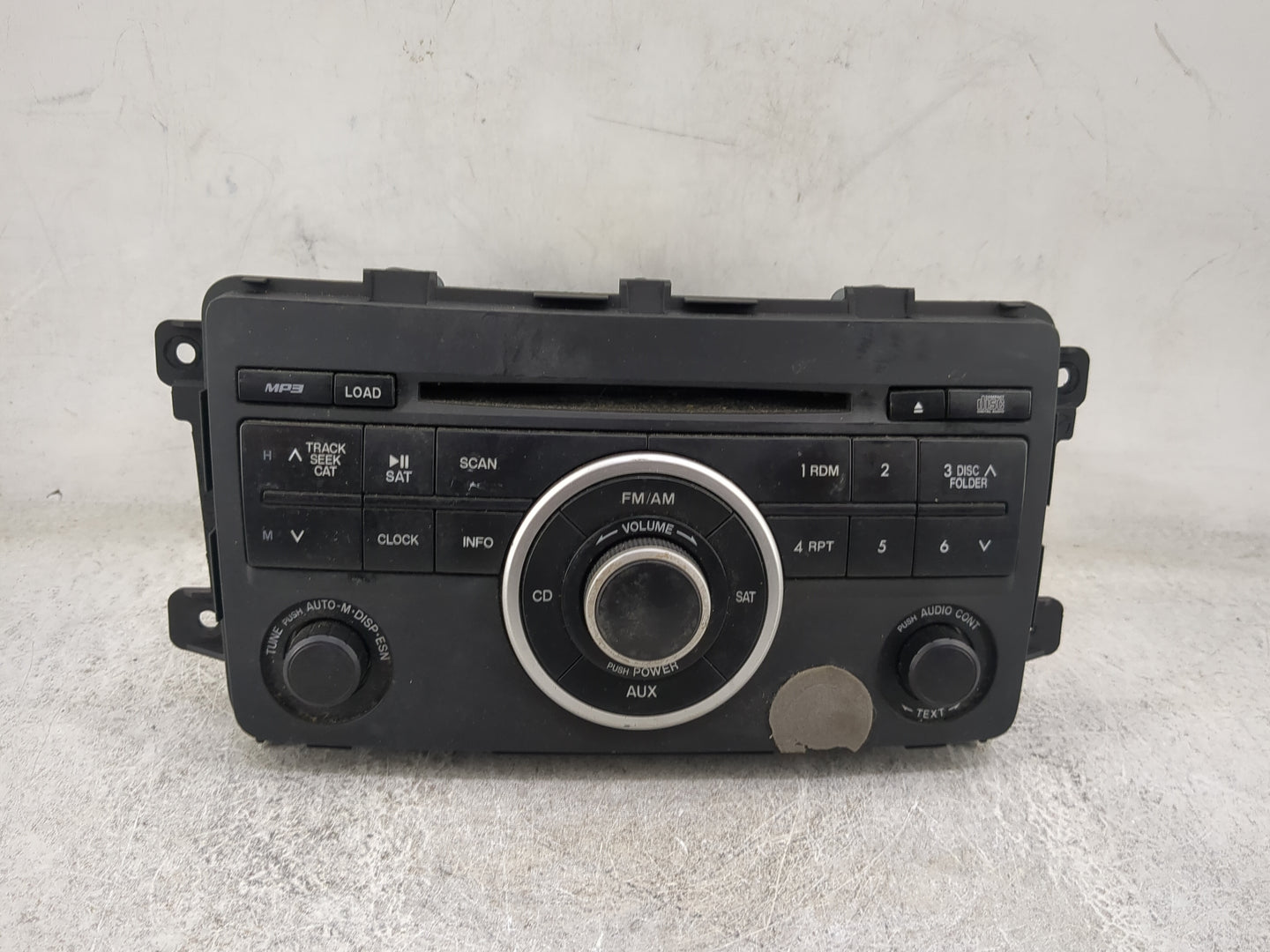 2009 Mazda Mazda Cx-9 Radio AM FM Cd Player Receiver Replacement P/N:14795565 TE9166AR0B Fits OEM Used Auto Parts - Oemuseda