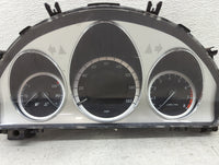 2009 Mercedes-Benz C-Class Instrument Cluster Speedometer Gauges P/N:A2045409648 A2044423621, A2044423821 Miles:156K Fits OE
