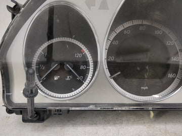 2009 Mercedes-Benz C-Class Instrument Cluster Speedometer Gauges P/N:A2045409648 A2045406911, A2044423621, A2044423821 Miles: Fits OEM Used Auto Parts