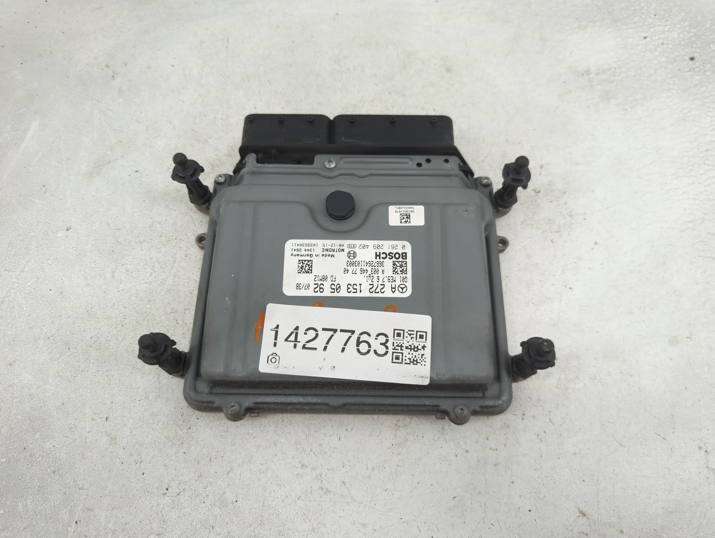 2009-2011 Mercedes-Benz C350 PCM Engine Control Computer ECU ECM PCU OEM P/N:A 272 153 05 92 0 261 209 402 Fits OEM Used Aut