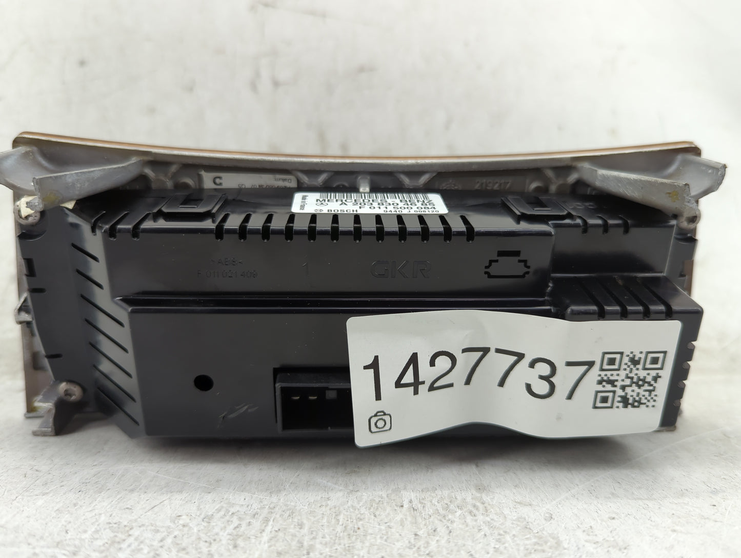 2007-2009 Mercedes-Benz Clk350 Climate Control Module Temperature AC/Heater Replacement P/N:A 203 830 46 85 Fits OEM Used Au
