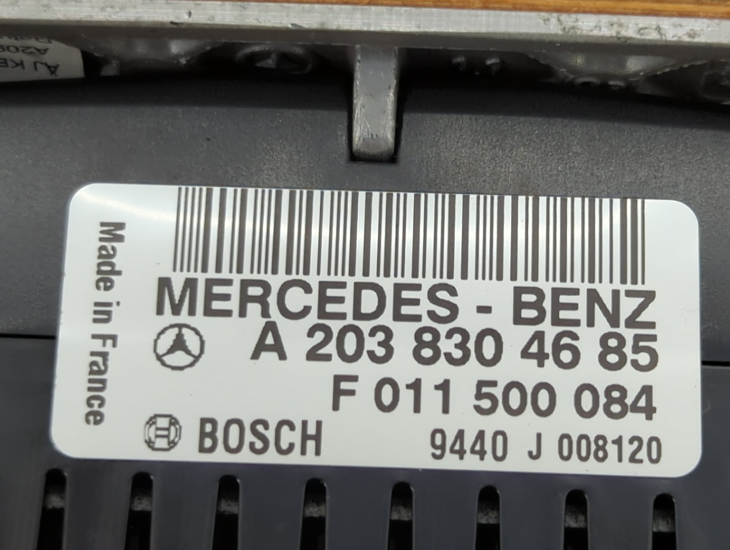 2007-2009 Mercedes-Benz Clk350 Climate Control Module Temperature AC/Heater Replacement P/N:A 203 830 46 85 Fits OEM Used Au