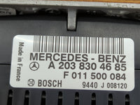 2007-2009 Mercedes-Benz Clk350 Climate Control Module Temperature AC/Heater Replacement P/N:A 203 830 46 85 Fits OEM Used Au