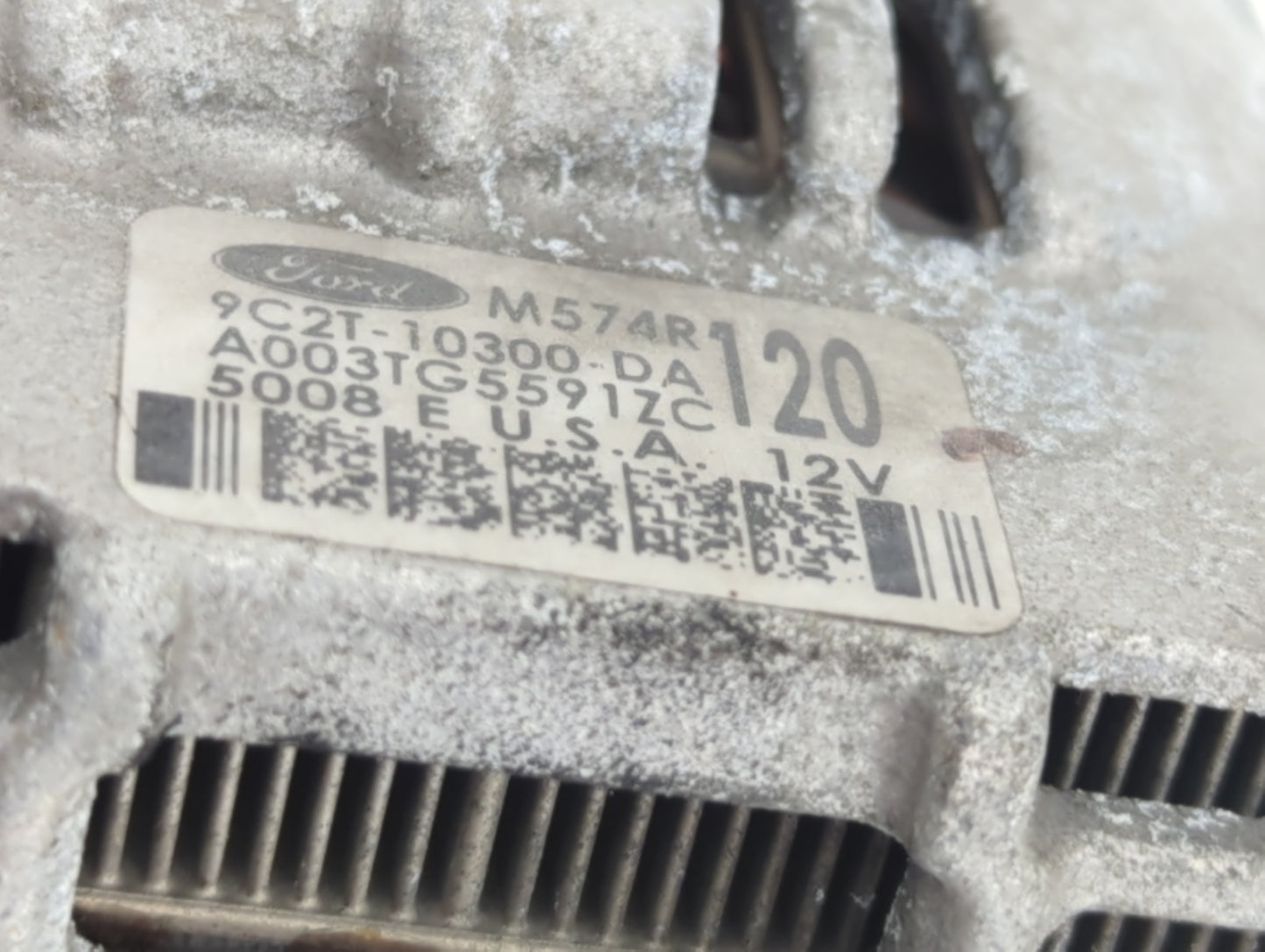 2009 Mercedes-Benz E250 Alternator Replacement Generator Charging Assembly Engine OEM P/N:A003TH5591ZC 9C2T-10300-DA Fits OE