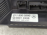 2009 Mercedes-Benz E350 Climate Control Module Temperature AC/Heater Replacement P/N:211 830 3290 Fits OEM Used Auto Parts -