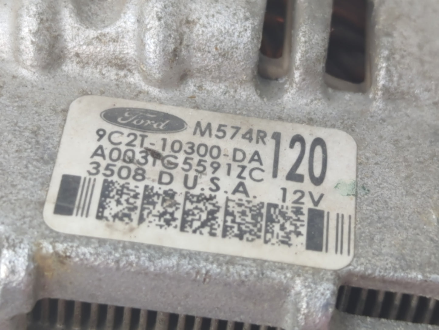 2009 Mercedes-Benz E350 Alternator Replacement Generator Charging Assembly Engine OEM P/N:9C2T-10300-DA Fits OEM Used Auto P