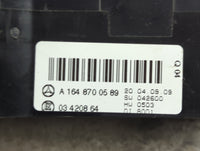 2007-2012 Mercedes-Benz Gl450 Climate Control Module Temperature AC/Heater Replacement P/N:A 164 870 05 89 Fits OEM Used Aut