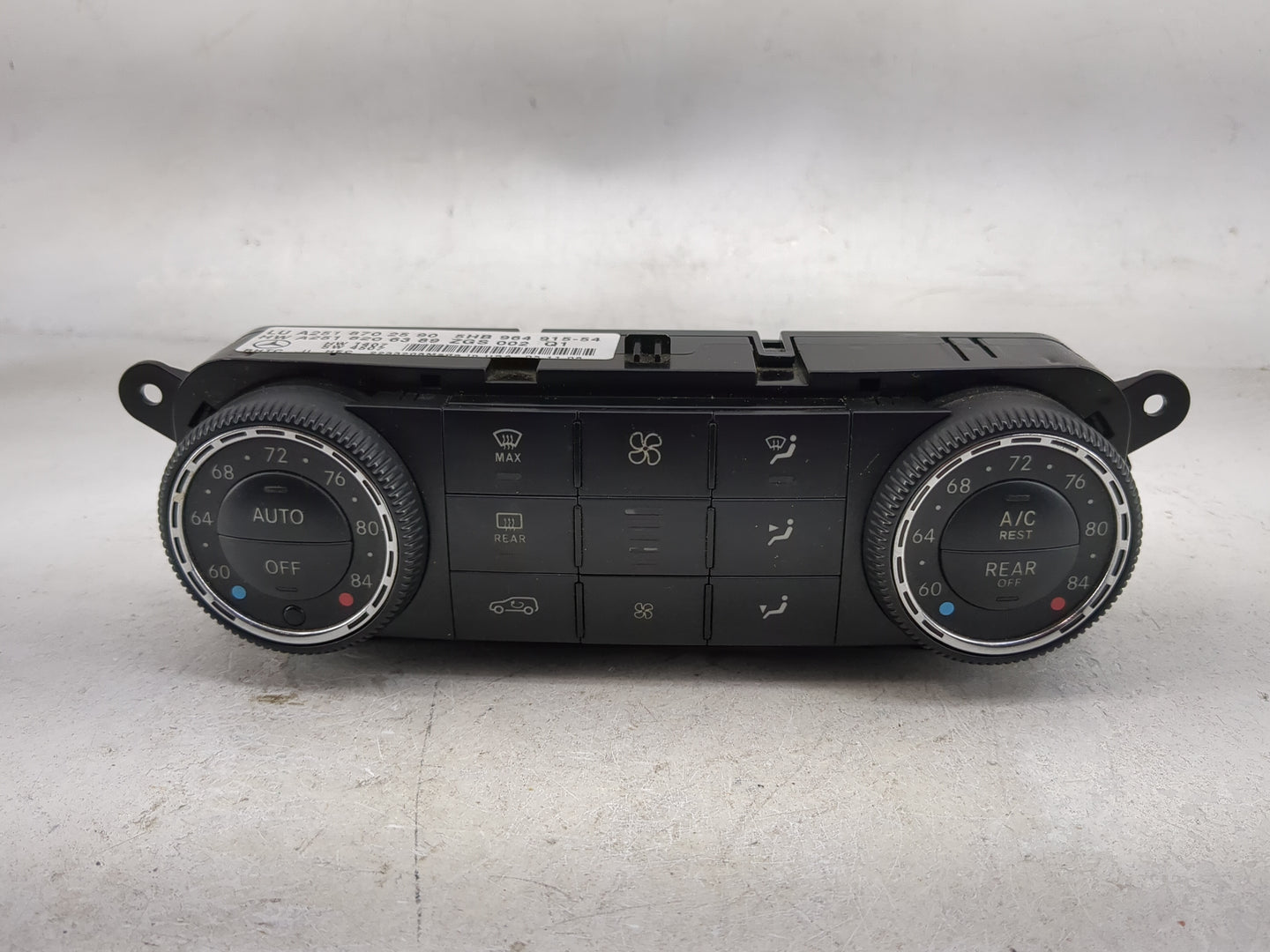 2009 Mercedes-Benz R-Class Climate Control Module Temperature AC/Heater Replacement P/N:A2518702590 5HB964915-54, A251820638