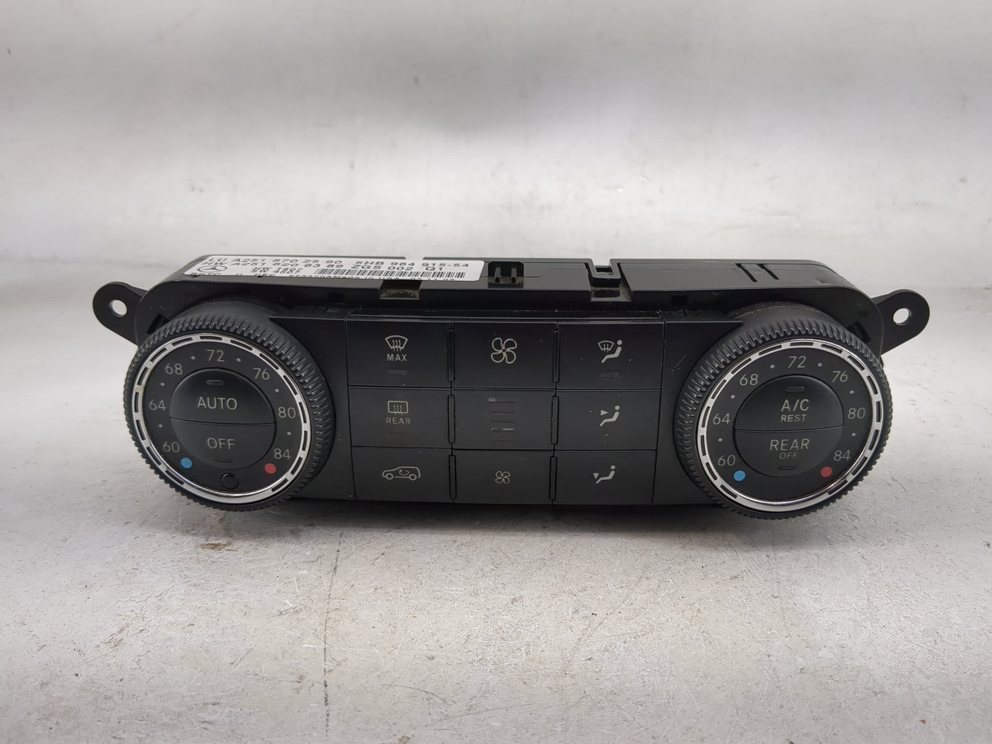 2009 Mercedes-Benz R-Class Climate Control Module Temperature AC/Heater Replacement P/N:A2518702590 5HB964915-54, A251820638