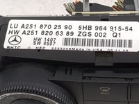 2009 Mercedes-Benz R-Class Climate Control Module Temperature AC/Heater Replacement P/N:A2518702590 5HB964915-54, A251820638