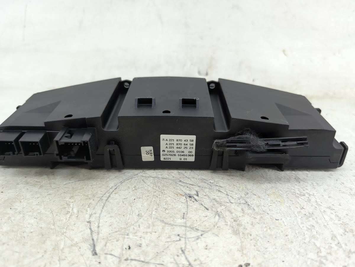 2009 Mercedes-Benz S-Class Climate Control Module Temperature AC/Heater Replacement P/N:A2218704358 A2218706458 Fits OEM Use