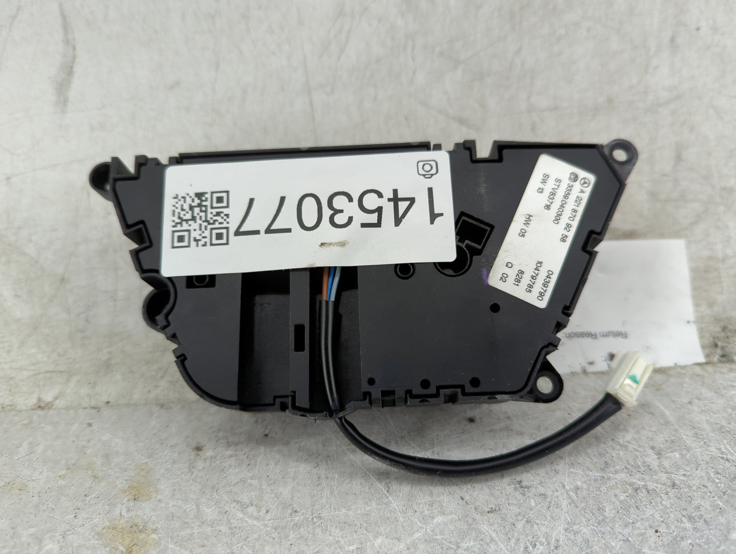 2007-2013 Mercedes-Benz S550 Master Power Window Switch Replacement Driver Side Left P/N:A2218709258 3359040300 Fits OEM Use