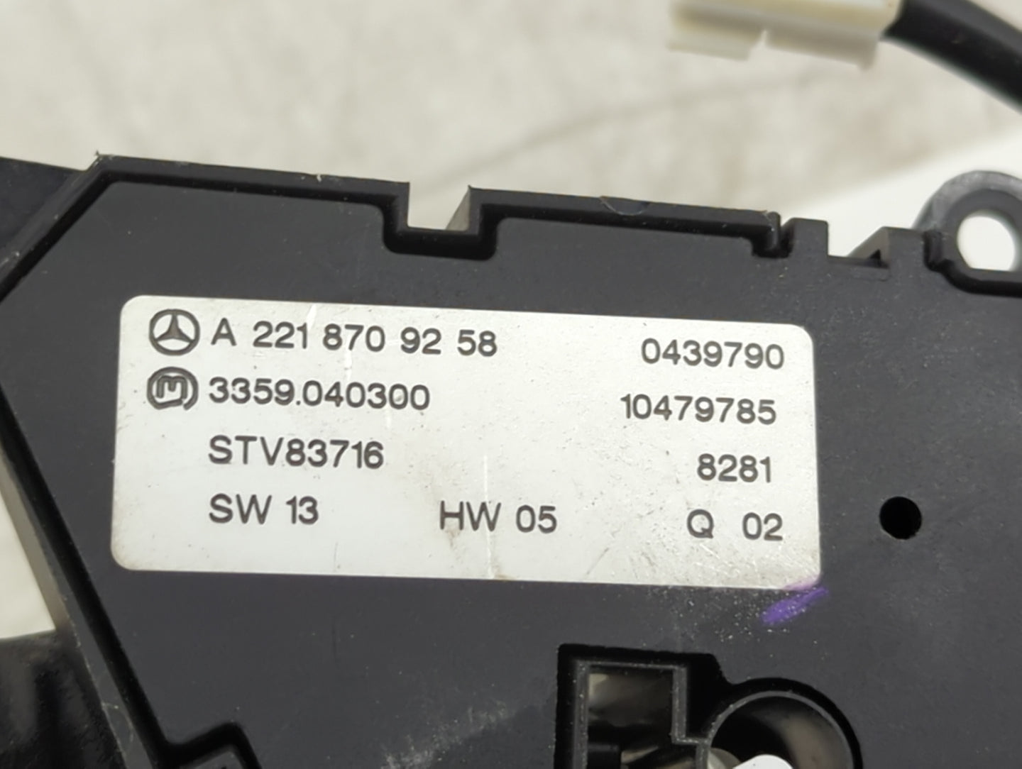 2007-2013 Mercedes-Benz S550 Master Power Window Switch Replacement Driver Side Left P/N:A2218709258 3359040300 Fits OEM Use